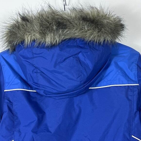 Columbia Kids Winter Faux Fur Hooded Jacket  Size 14 - Picture 3 of 12